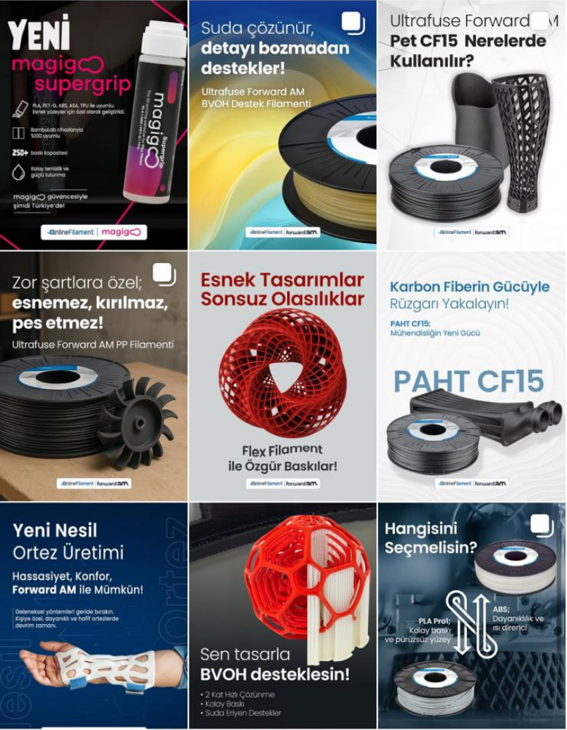 Online Filament Referans